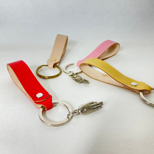 Leather Key Chain - Premium Keychains from The Merchant Studio LLC - Just $10.50! Shop now at Chaio