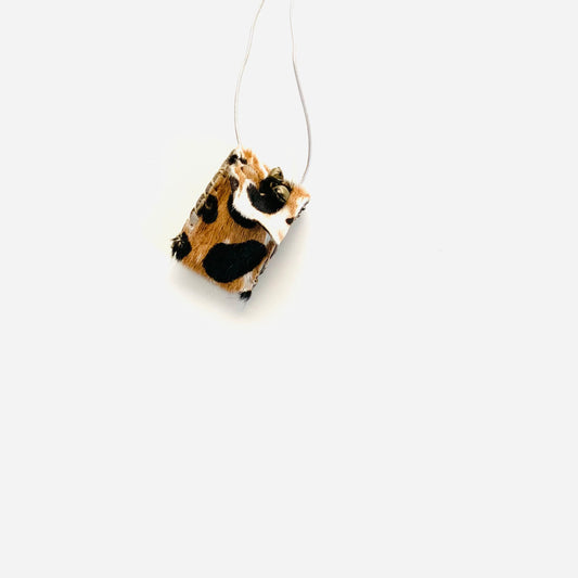 Totem Leopard print Necklace  The Merchant Studio LLC -Necklaces